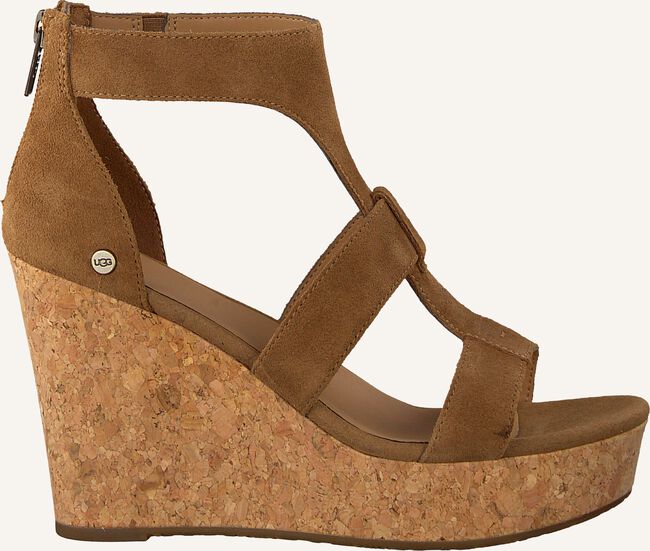 Cognac UGG Platte sandalen WHITNEY Cognac UGG Platte sandalen WHITNEY - large