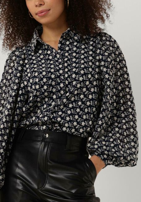 Blauwe FREEBIRD Blouses WV-ZIGZAG-JACQ-PES-23-3 - large