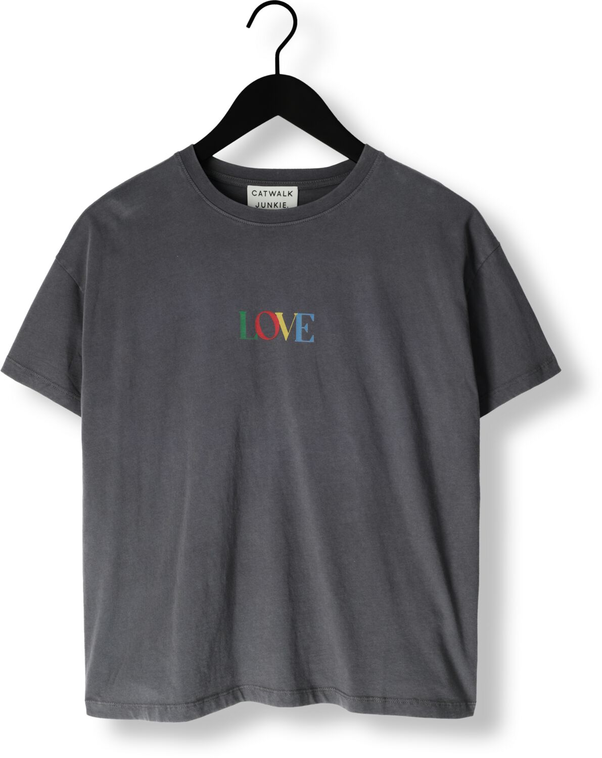 CATWALK JUNKIE Dames Tops & T-shirts Graphic Tshirt Grijs