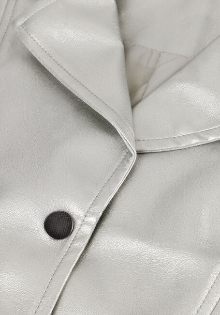 Zilveren INDIAN BLUE JEANS Gilet VEGAN LEATHER SLEEVELESS GILET - large