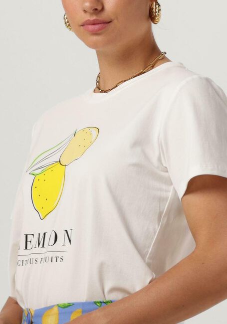Witte YDENCE T-shirt T-SHIRT LEMON - large