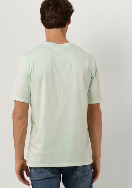 Groene SCOTCH & SODA T-shirt GARMENT DYE LOGO CREW T-SHIRT - large