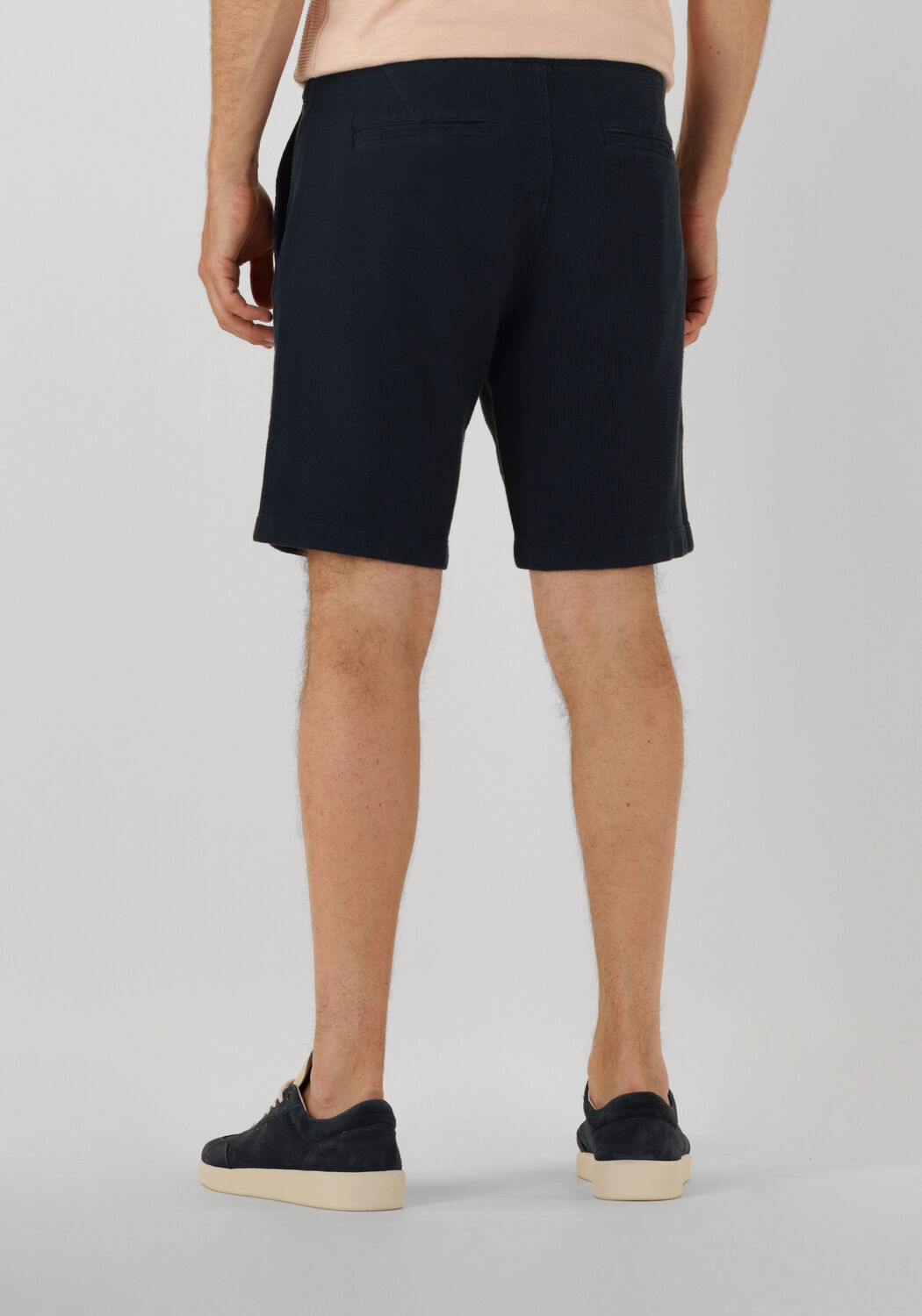 CAST IRON Heren Broeken Chino Shorts Structure Zwart