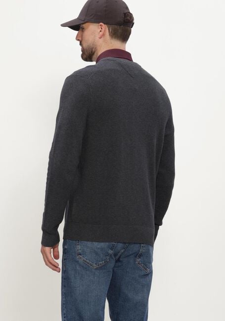 Antraciet TOMMY HILFIGER Trui ESSENTIAL STRUCTURE CREW NECK - large