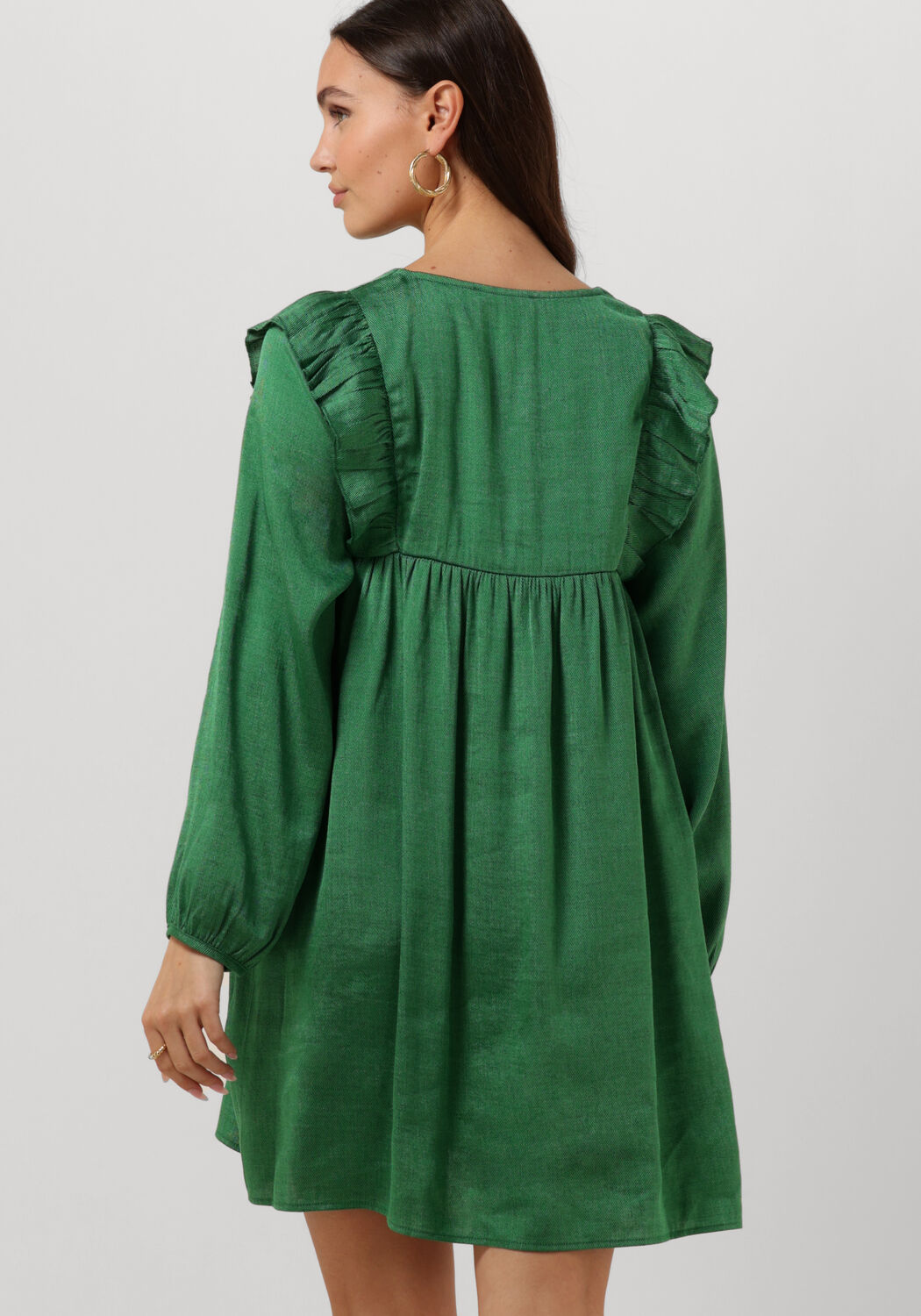 groene by bar mini jurk vai gloss dress
