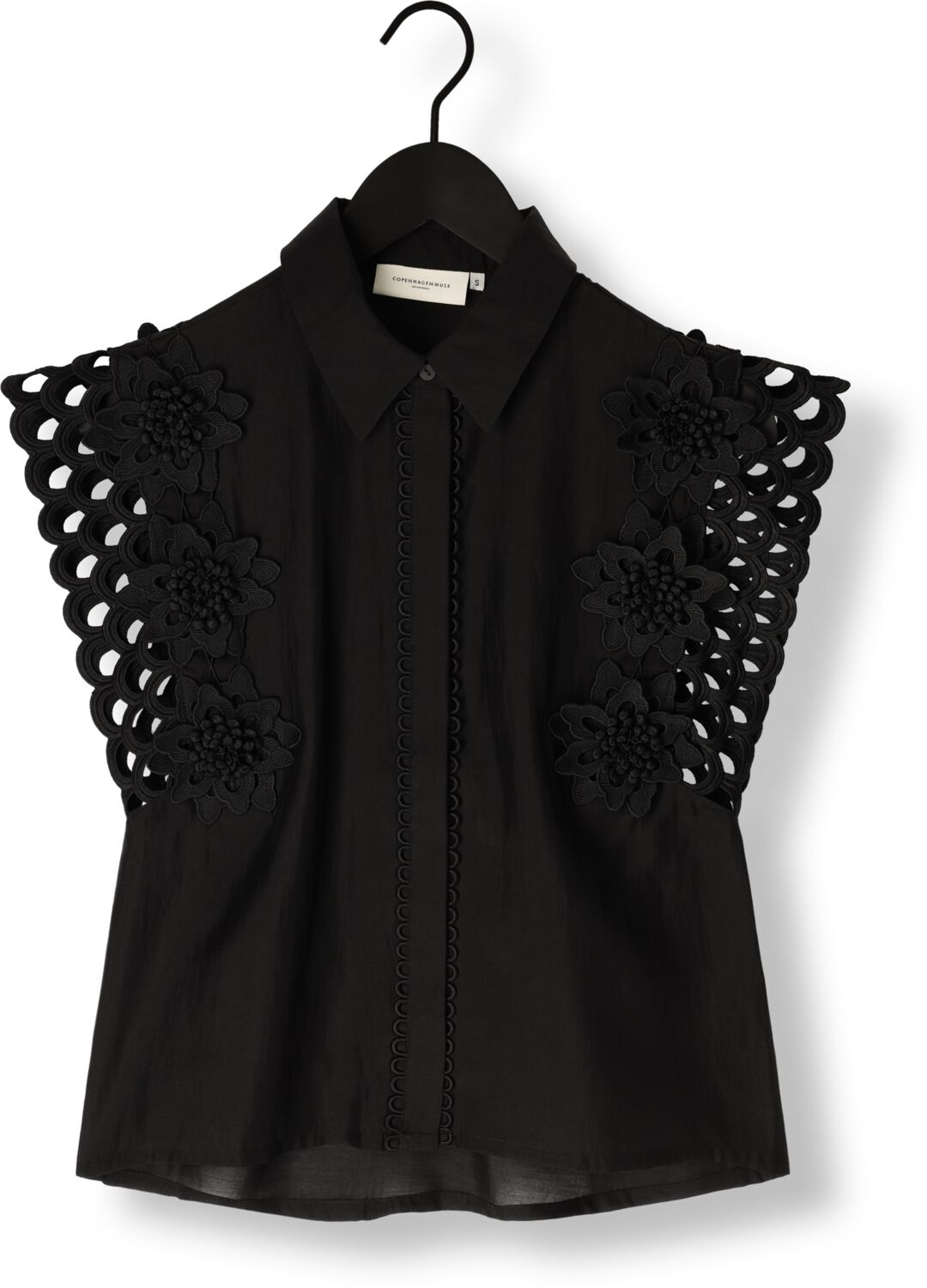 COPENHAGEN MUSE Dames Tops & T-shirts Molly Shirt Zwart