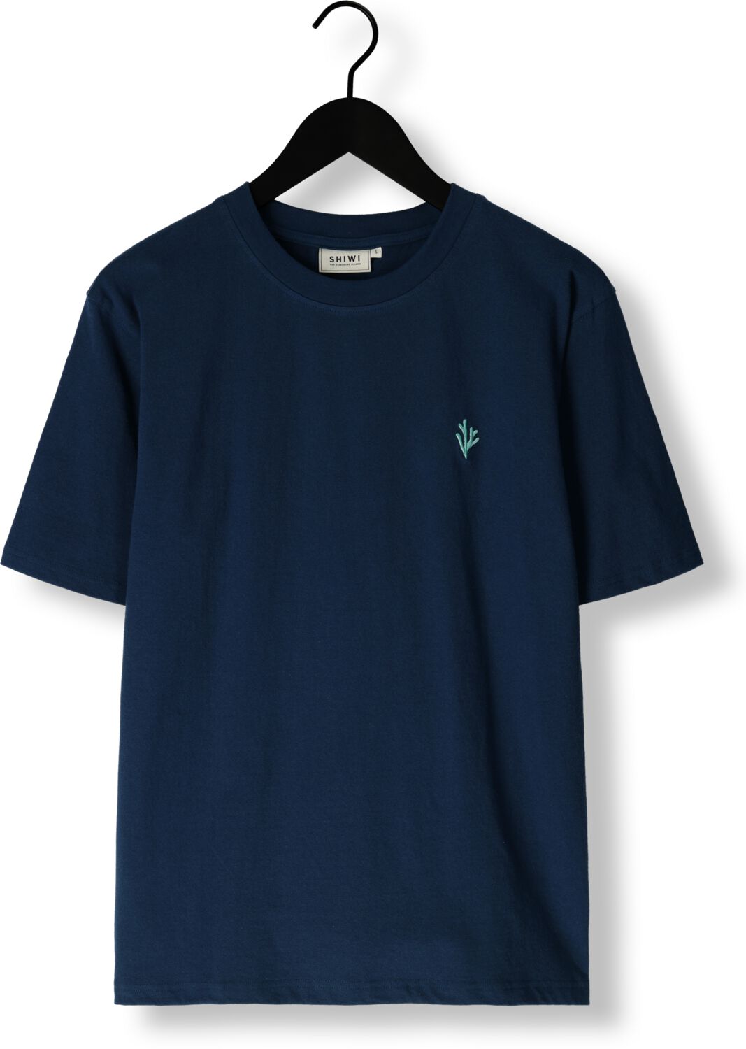 SHIWI Heren Polo's & T-shirts Men Lizard T-shirt Blauw