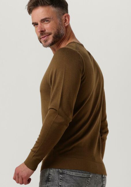 Olijf CALVIN KLEIN Sweater SUPERIOR WOOL CREW NECK SWEATER - large