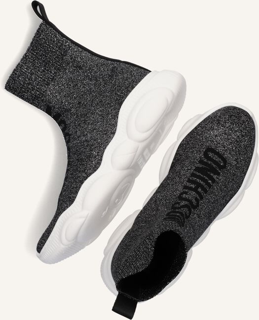 Zilveren MOSCHINO Hoge sneakers SOCK SNEAKER TEDDY BEAR Zilveren MOSCHINO Hoge sneakers SOCK SNEAKER TEDDY BEAR - large