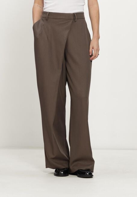 Bruine MOS MOSH Wide jeans MMAYMEN COATED PANT - large