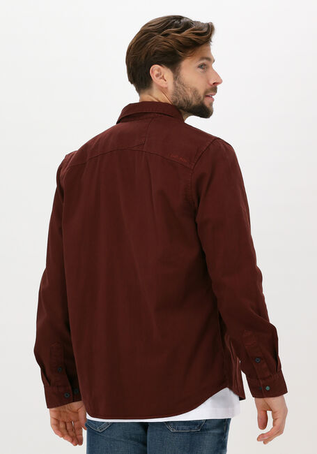 Bordeaux CAST IRON Casual overhemd LONG SLEEVE SHIRT REGULAR FIT  - large