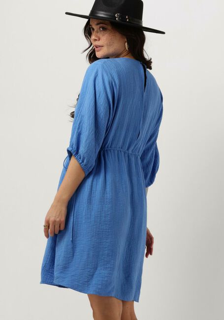 Blauwe MSCH COPENHAGEN Mini jurk MSCHAMALIA 3/4 DRESS - large