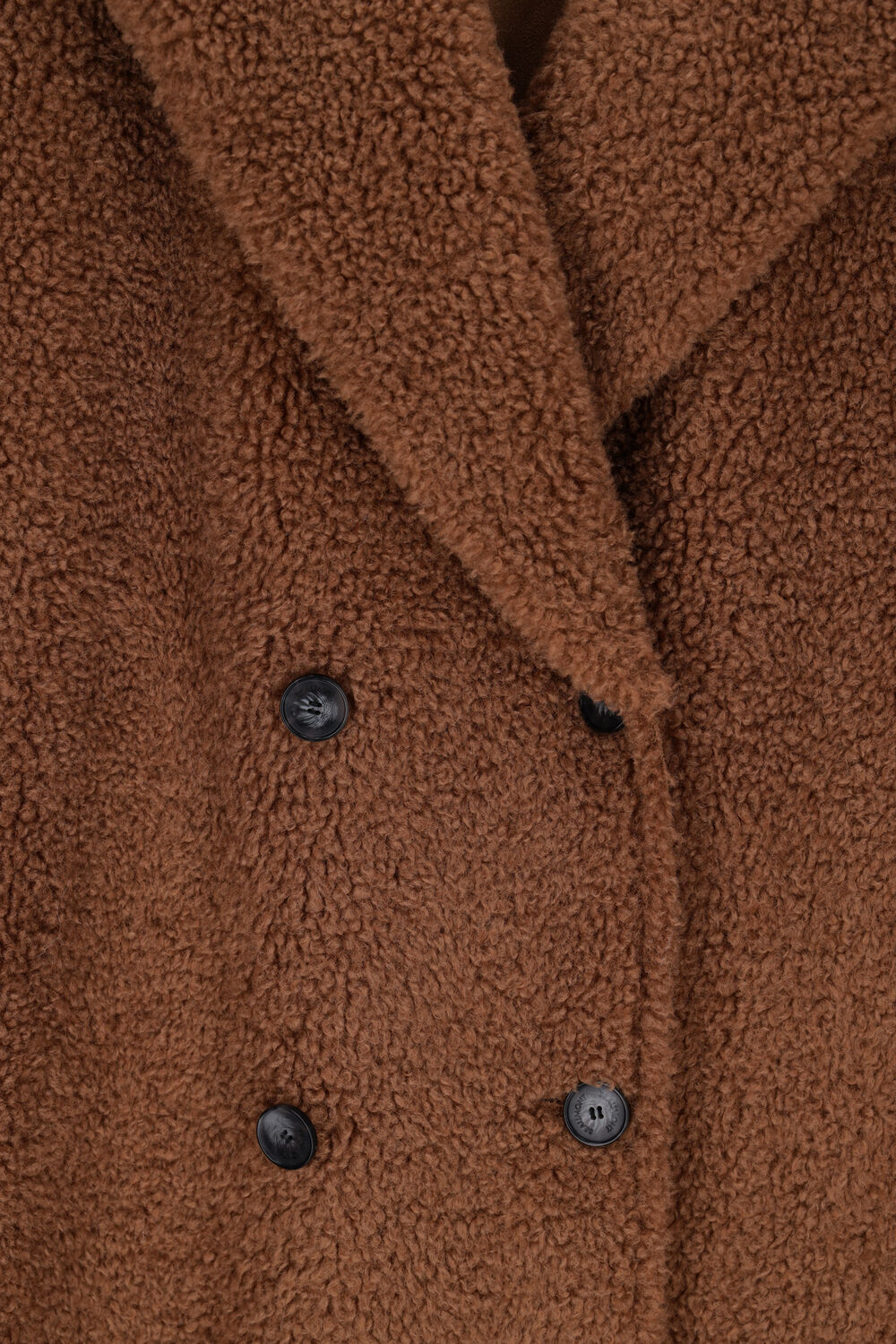 Camel BEAUMONT Teddy jas REVERSIBLE LAMMY LONG BODY - large