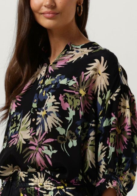 Zwarte SCOTCH & SODA Blouses ELBOW SLEEVE EASY POPOVER - large
