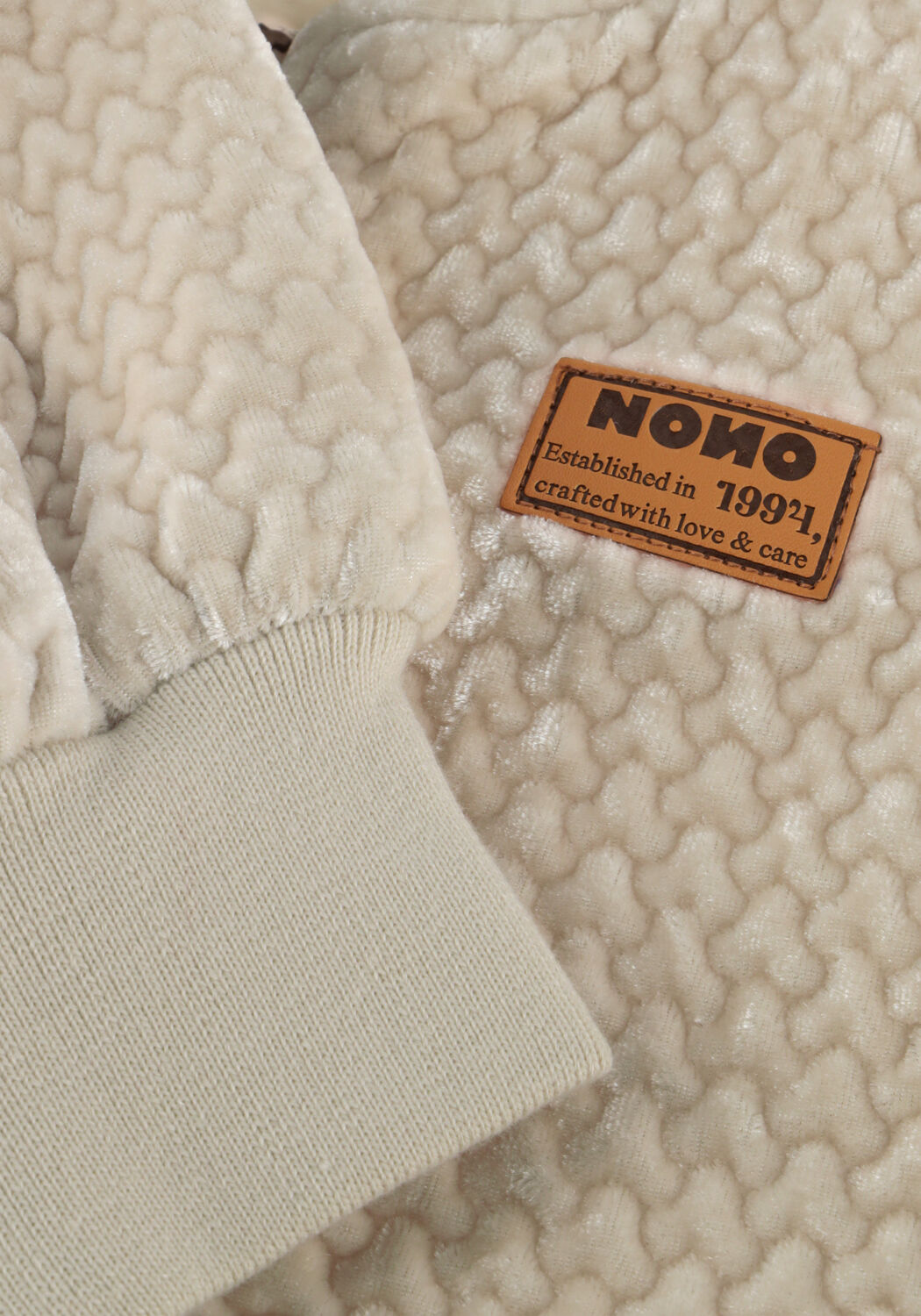 Gebroken wit NONO Jack DORIS VELVET JACKET - large