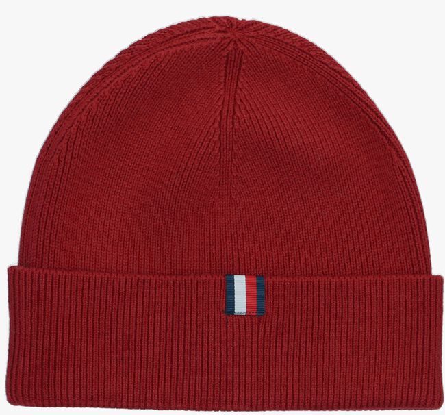 Rode TOMMY HILFIGER Muts UPTOWN WOOL BEANIE - large