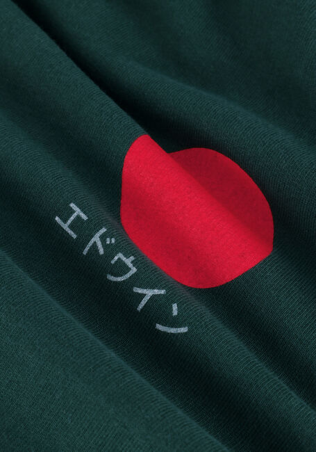 Groene EDWIN Sweater JAPANESE SUN HOODIE SWEAT HEAVY FELPA - large