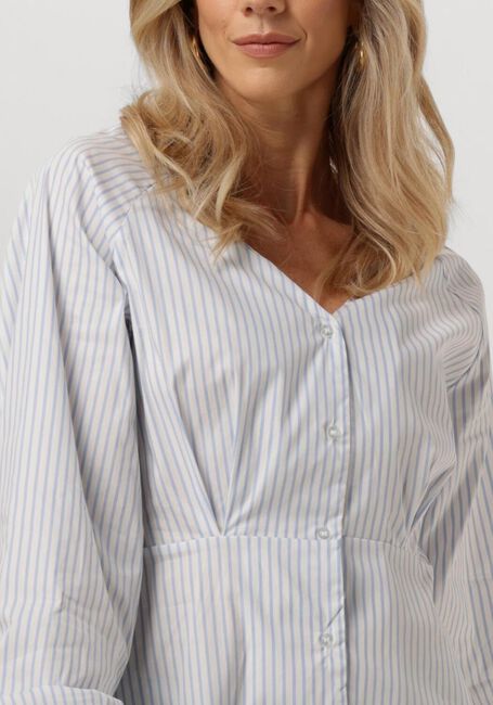Blauwe OBJECT Blouses OBJTUTTA SCULPTURE FIT LS SHIRT D DIV - large