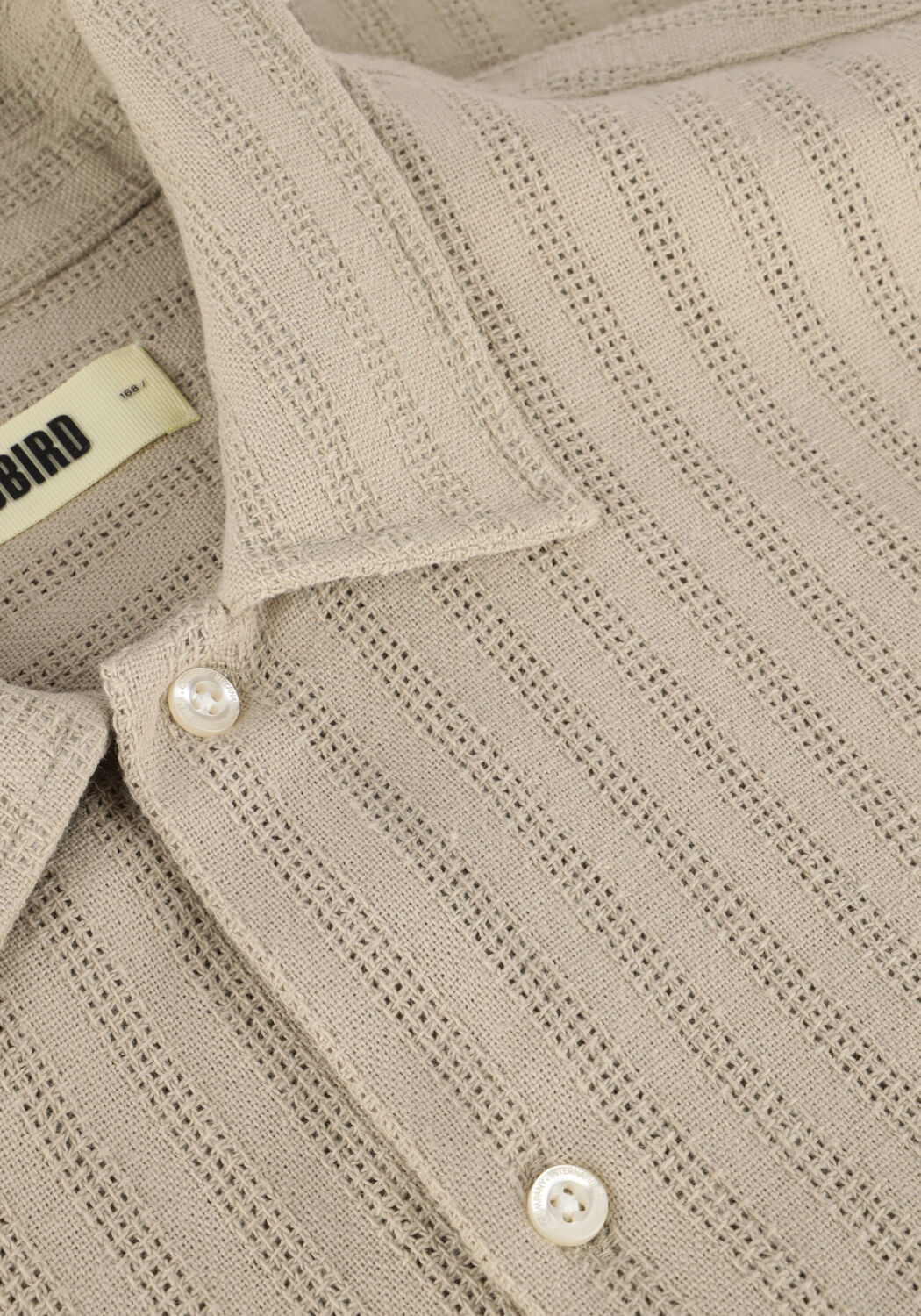 Beige WOODBIRD Casual overhemd WBWANG CHUKE SHIRT - large