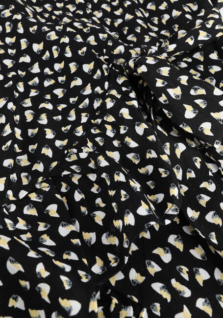 Enzovoorts labyrint venijn Zwarte COLOURFUL REBEL Mini jurk EVY GRAPHIC LEAF MINI WRAP DRESS | Omoda