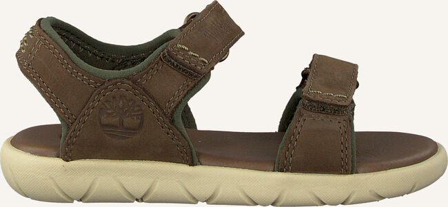 Bruine TIMBERLAND Platte sandalen NUBBLE SANDAL LTHR 2 STRAP Bruine TIMBERLAND Platte sandalen NUBBLE SANDAL LTHR 2 STRAP - large