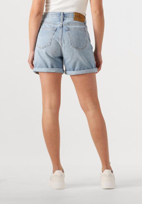 Lichtblauwe CALVIN KLEIN Shorts MOM SHORT - large