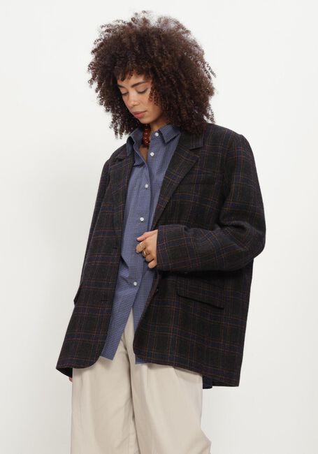 Antraciet BOII STUDIOS Blazer SOLVEJ WOOL BLAZER - large