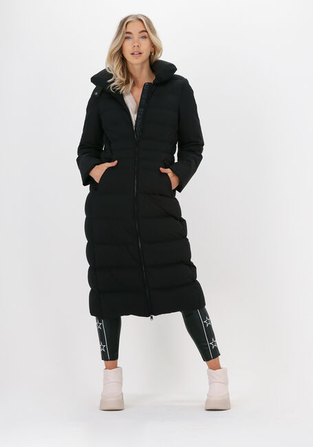 Zwarte BEAUMONT Gewatteerde jas BI STRETCH LONG COAT - large