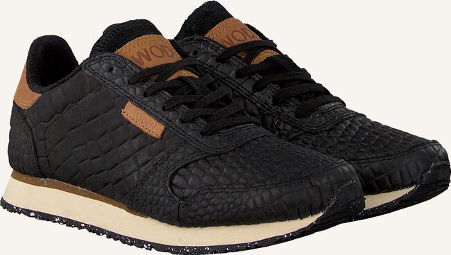 Zwarte WODEN Lage sneakers YDUN CROCO Zwarte WODEN Lage sneakers YDUN CROCO - large