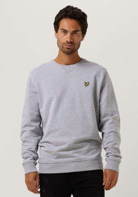 Grijze LYLE & SCOTT Trui CREW NECK SWEATSHIRT - large