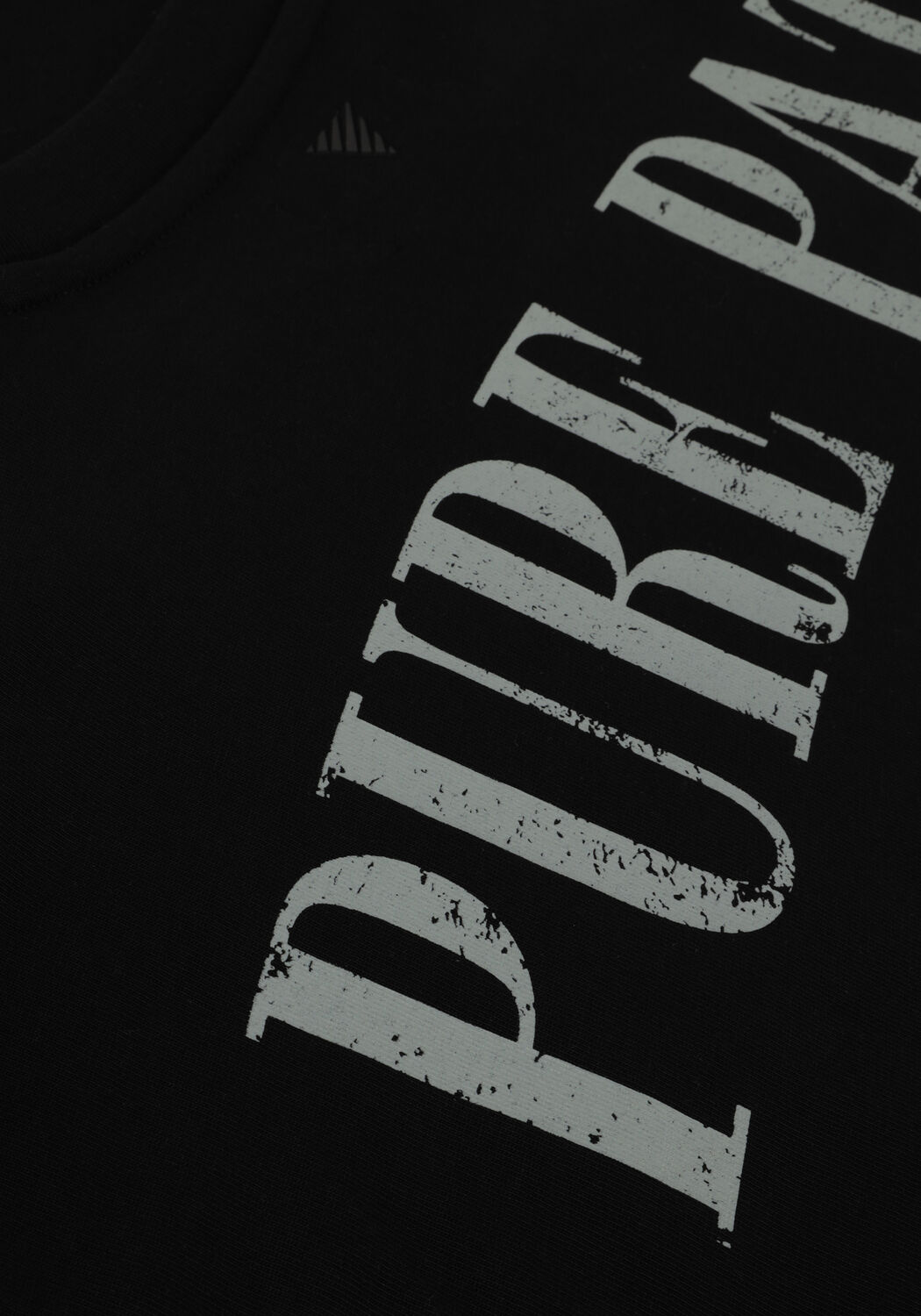 Zwarte PURE PATH T-shirt TSHIRT WITH BACK PRINT AND SMALL FRONTPRINT - large