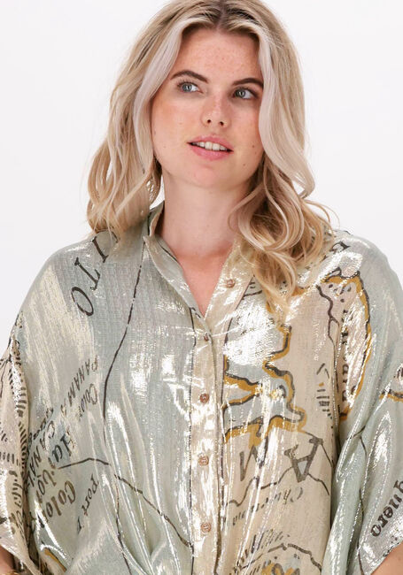Lichtblauwe MES DEMOISELLES Blouses WANDA - large