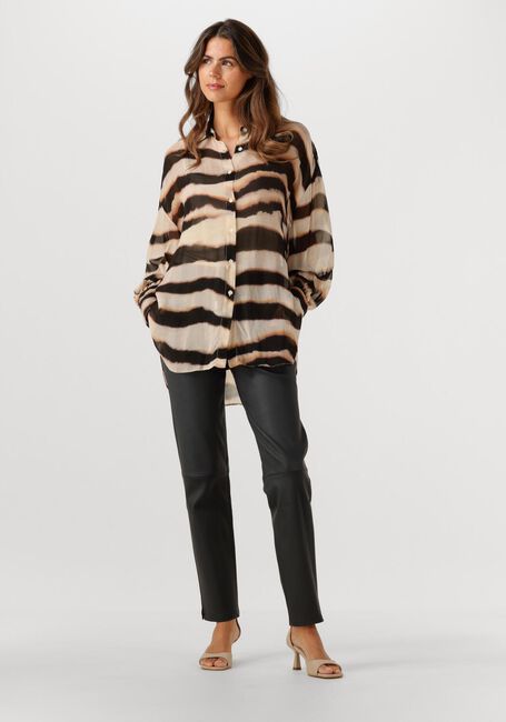 Zwarte STUDIO AR Pantalon NORA STRETCH PLONGE - large