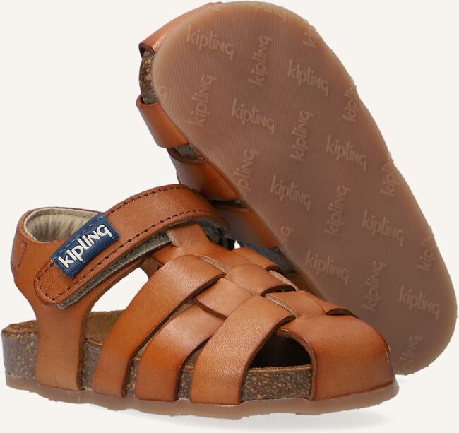 Cognac KIPLING Platte sandalen FIDEL Cognac KIPLING Platte sandalen FIDEL - large