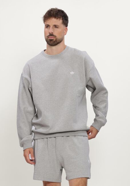 Grijze ADIDAS Sweater ESS LOOSE CREW - large