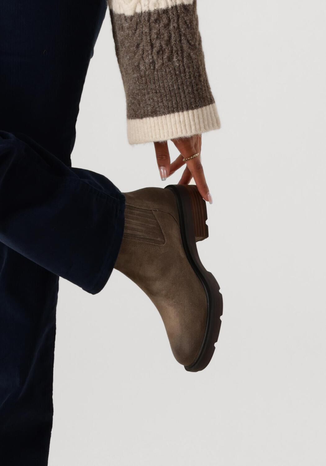 Taupe TIMBERLAND Chelsea boots BRIMFIELD MID CHELSEA - large