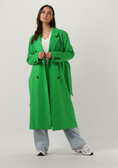 Groene ALIX THE LABEL Trenchcoats LADIES WOVN LONG TRENCH COAT - large