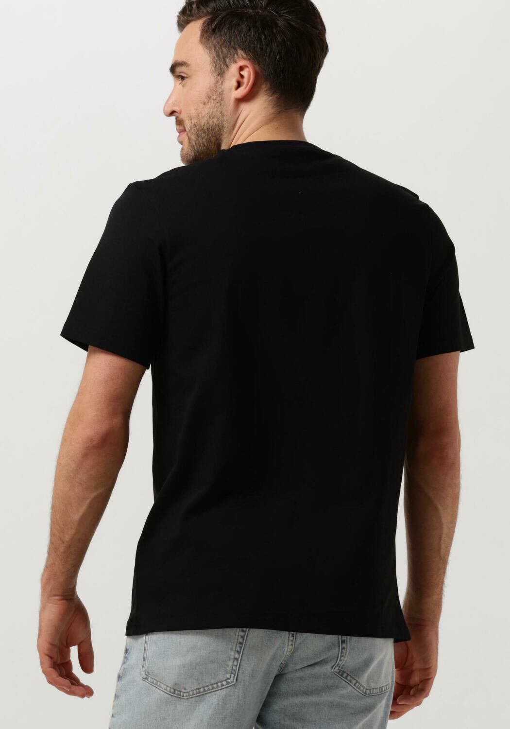 LYLE & SCOTT Heren Polo's & T-shirts Contrast Pocket T-shirt Zwart