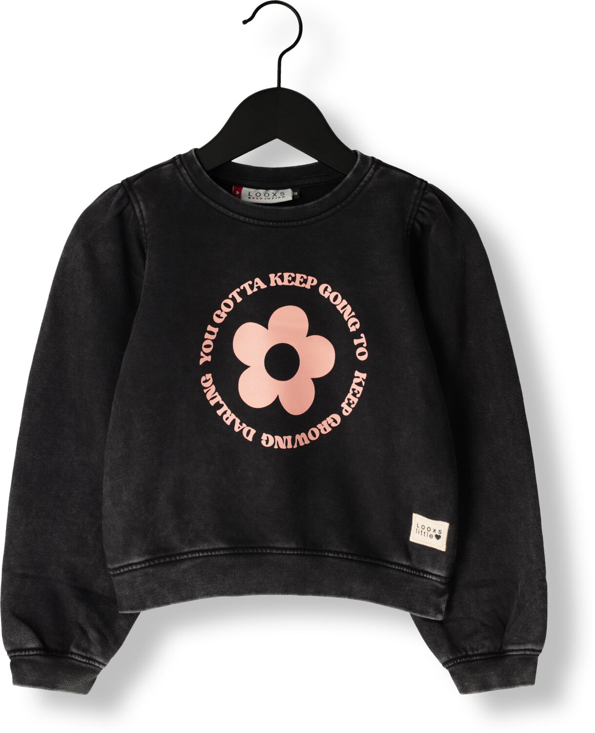 LOOXS Little Meisjes Truien & Vesten 2433-7318 Zwart