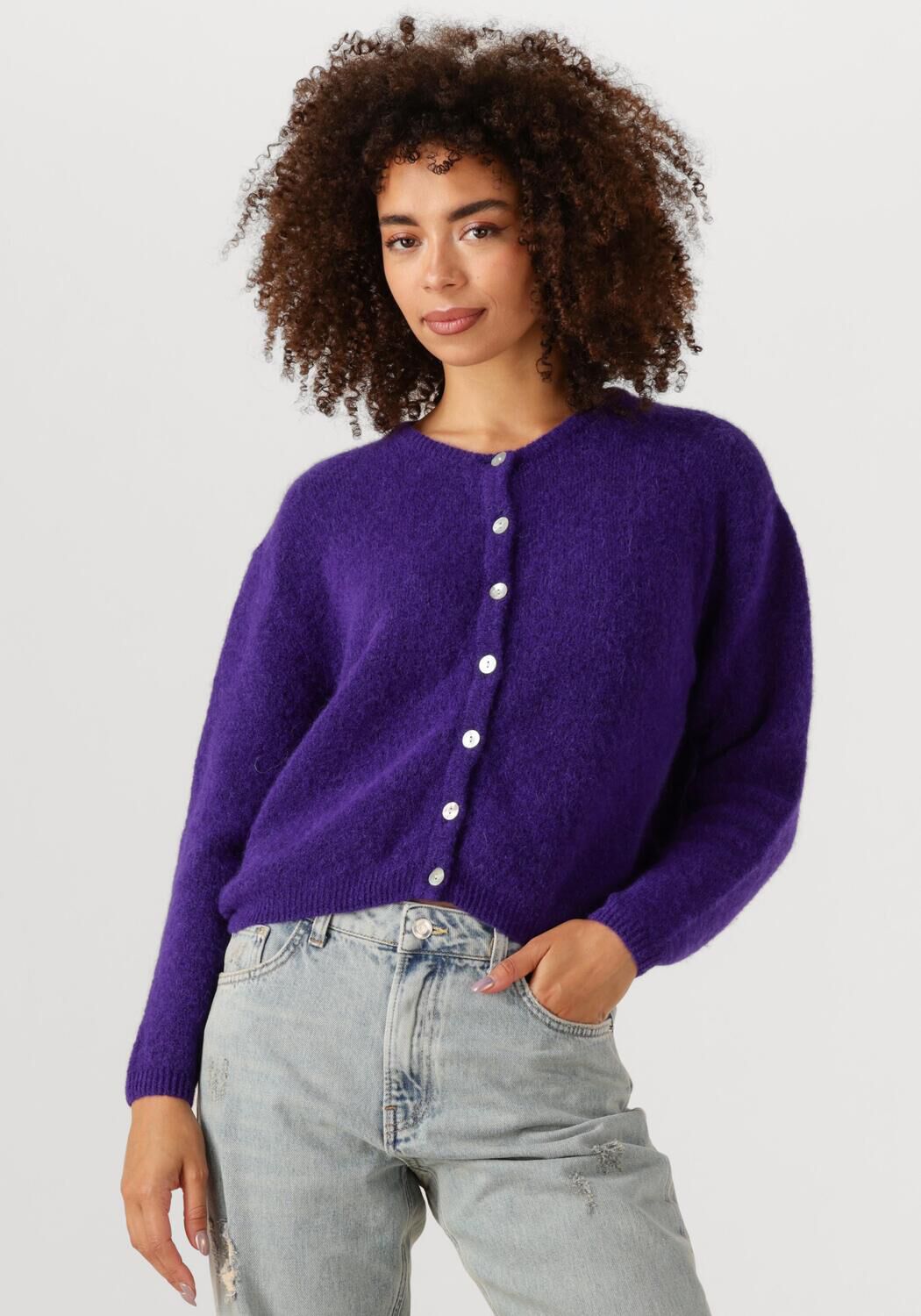 AMERICAN VINTAGE Dames Truien & Vesten Vitow Cardigan Paars