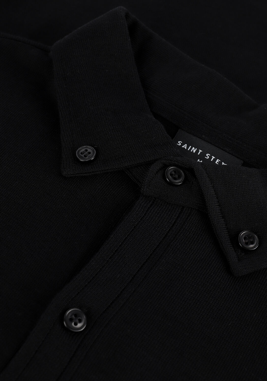 Zwarte SAINT STEVE Casual overhemd GIJS - large