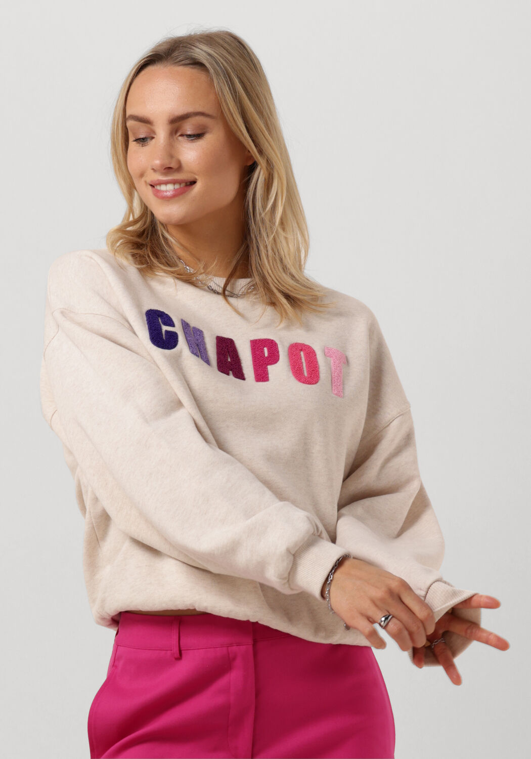 FABIENNE CHAPOT Dames Truien & Vesten Terry Sweater Ecru