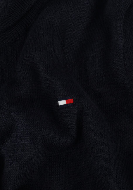 Donkergrijze TOMMY HILFIGER Coltrui ESSENTIAL TURTLE NECK SWEATER - large
