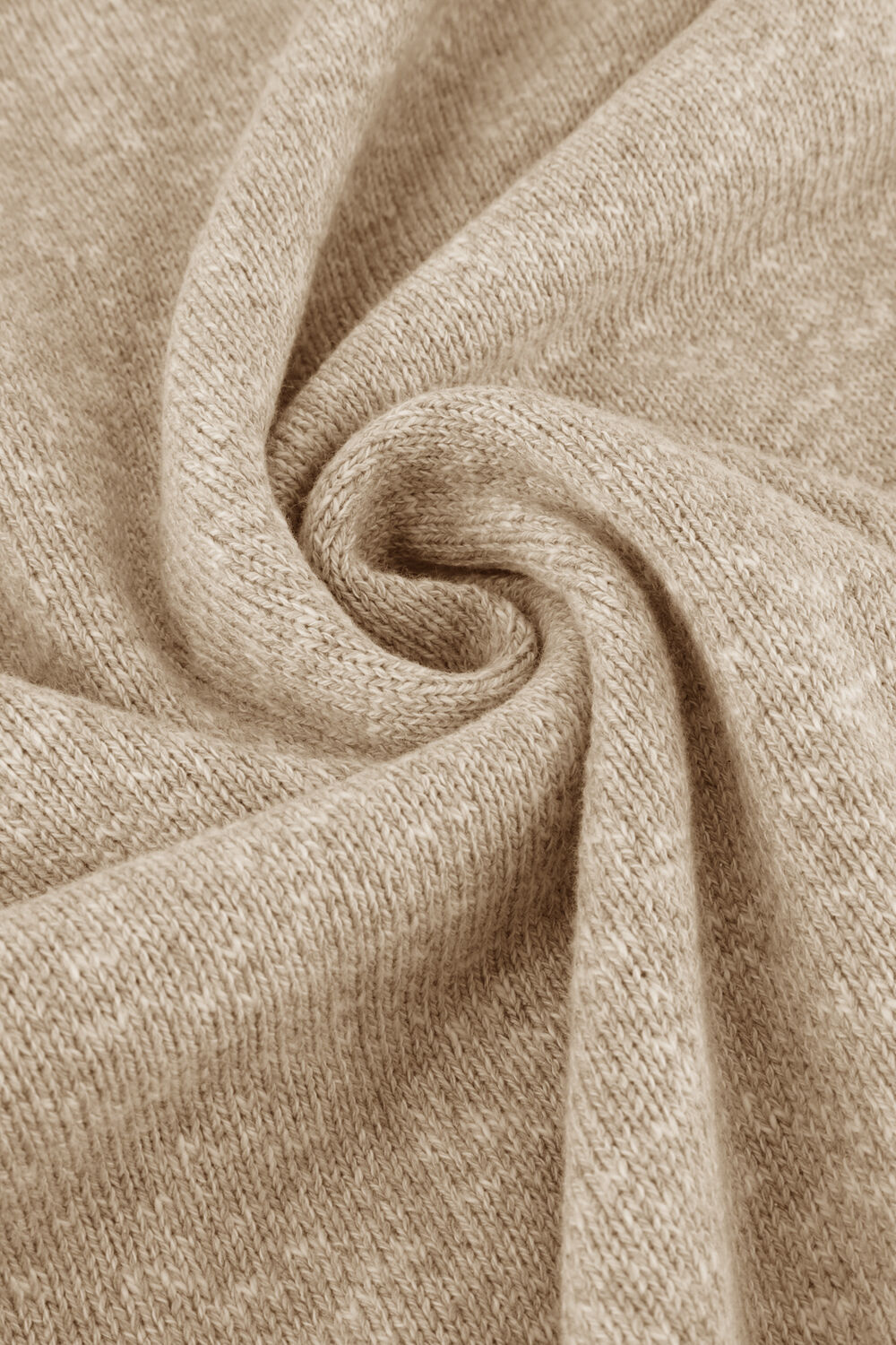 Beige SCOTCH & SODA Trui MELANGE CREWNECK PULLOVER - large