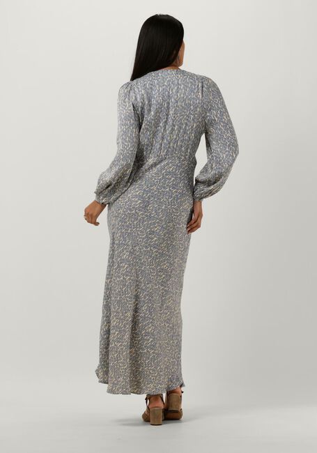 Blauwe SECOND FEMALE Maxi jurk RATTAN DRESS - large