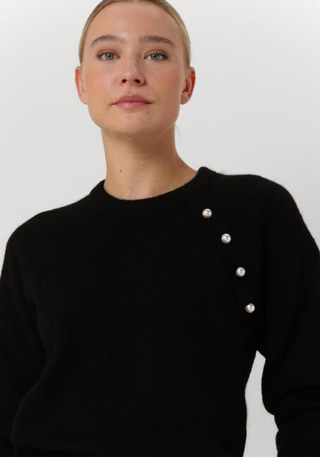 Zwarte NEO NOIR Trui ASLI KNIT BLOUSE - large