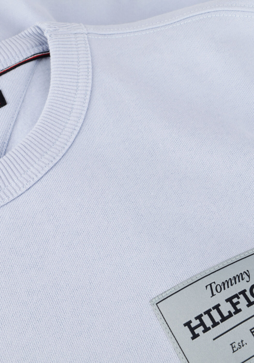 Blauwe TOMMY HILFIGER Sweater MONOTYPE LABEL SWEATSHIRT - large