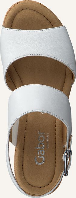Witte GABOR Platte sandalen 777.1 Witte GABOR Platte sandalen 777.1 - large