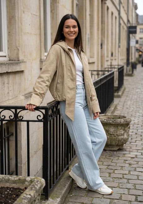Beige BEAUMONT Jack BIANCA JACKET - large
