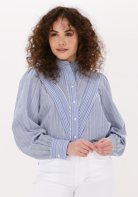 Blauwe MINUS Blouses DANINA SHIRT - large